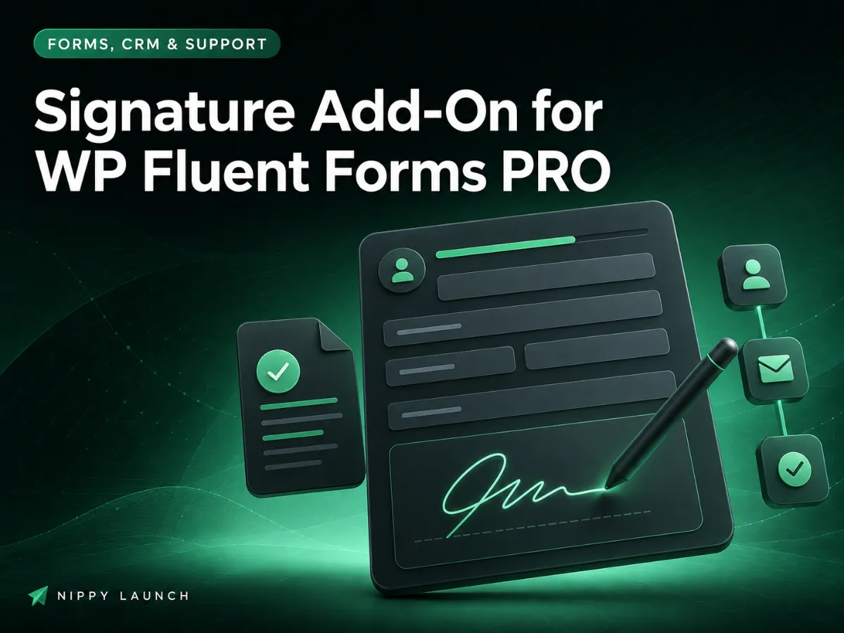 Signature Add-On for WP Fluent Forms PRO