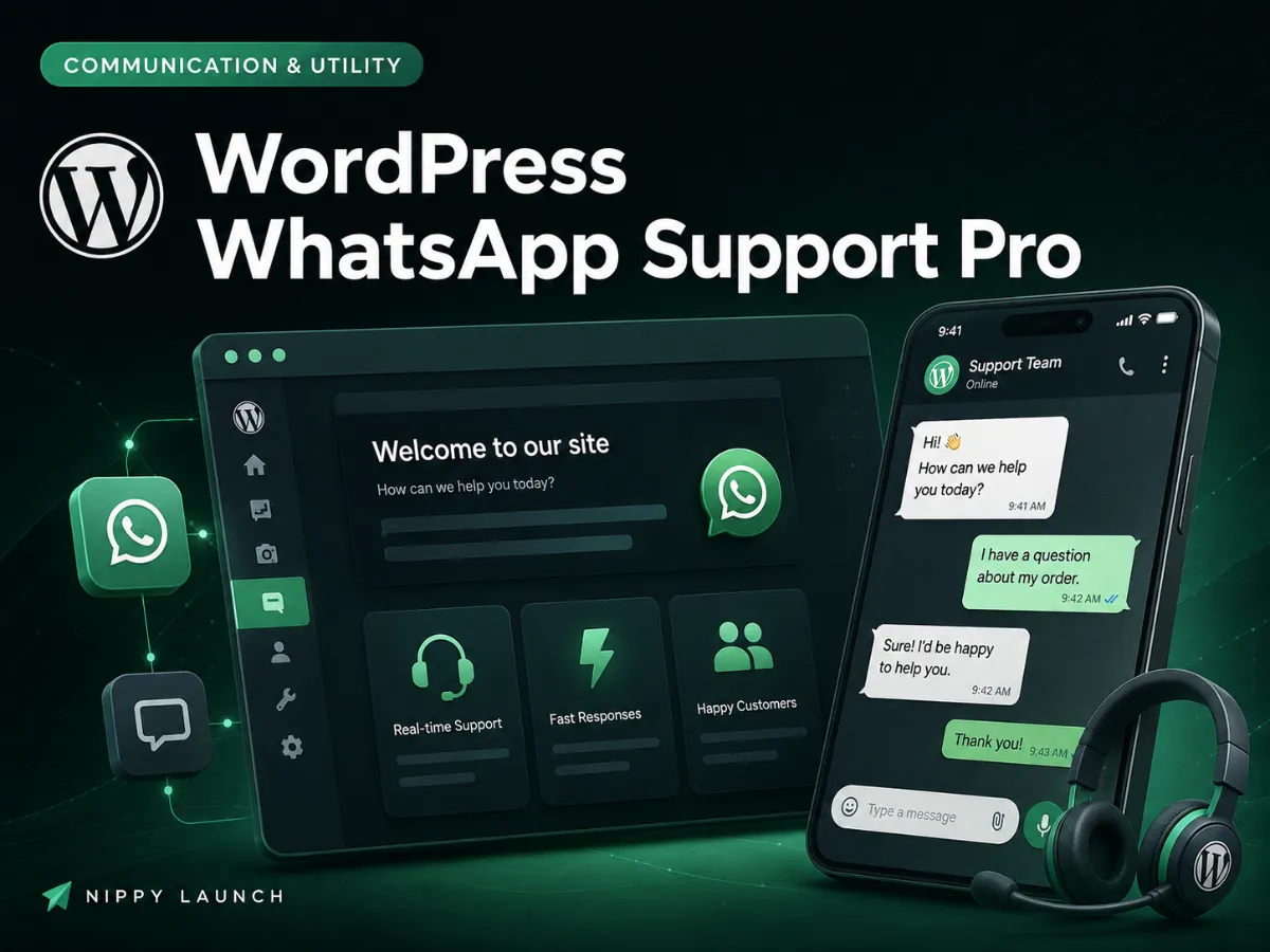 WordPress WhatsApp Support Pro