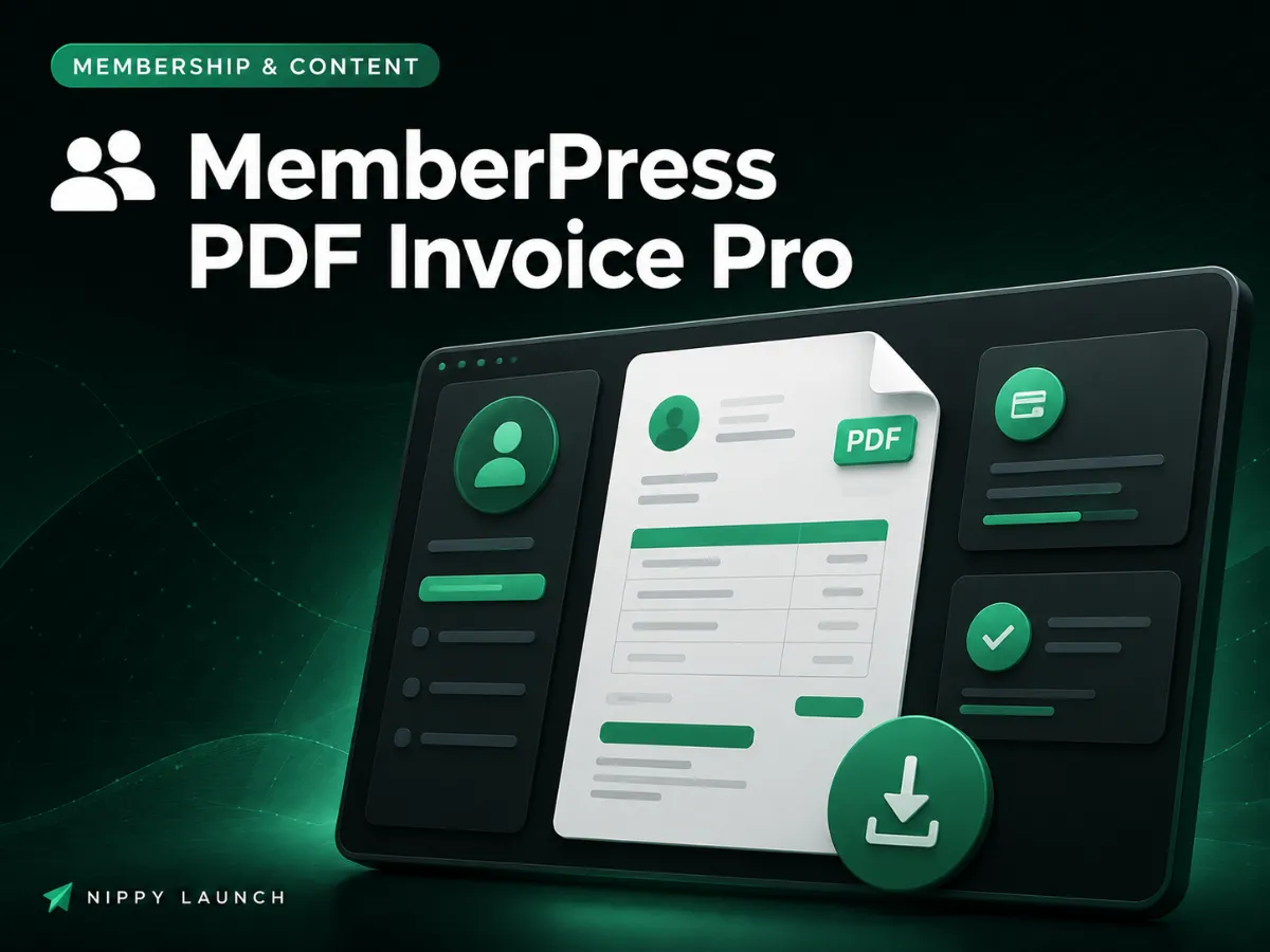 MemberPress PDF Invoice Pro