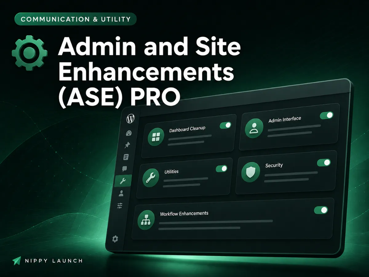 Admin and Site Enhancements (ASE) PRO